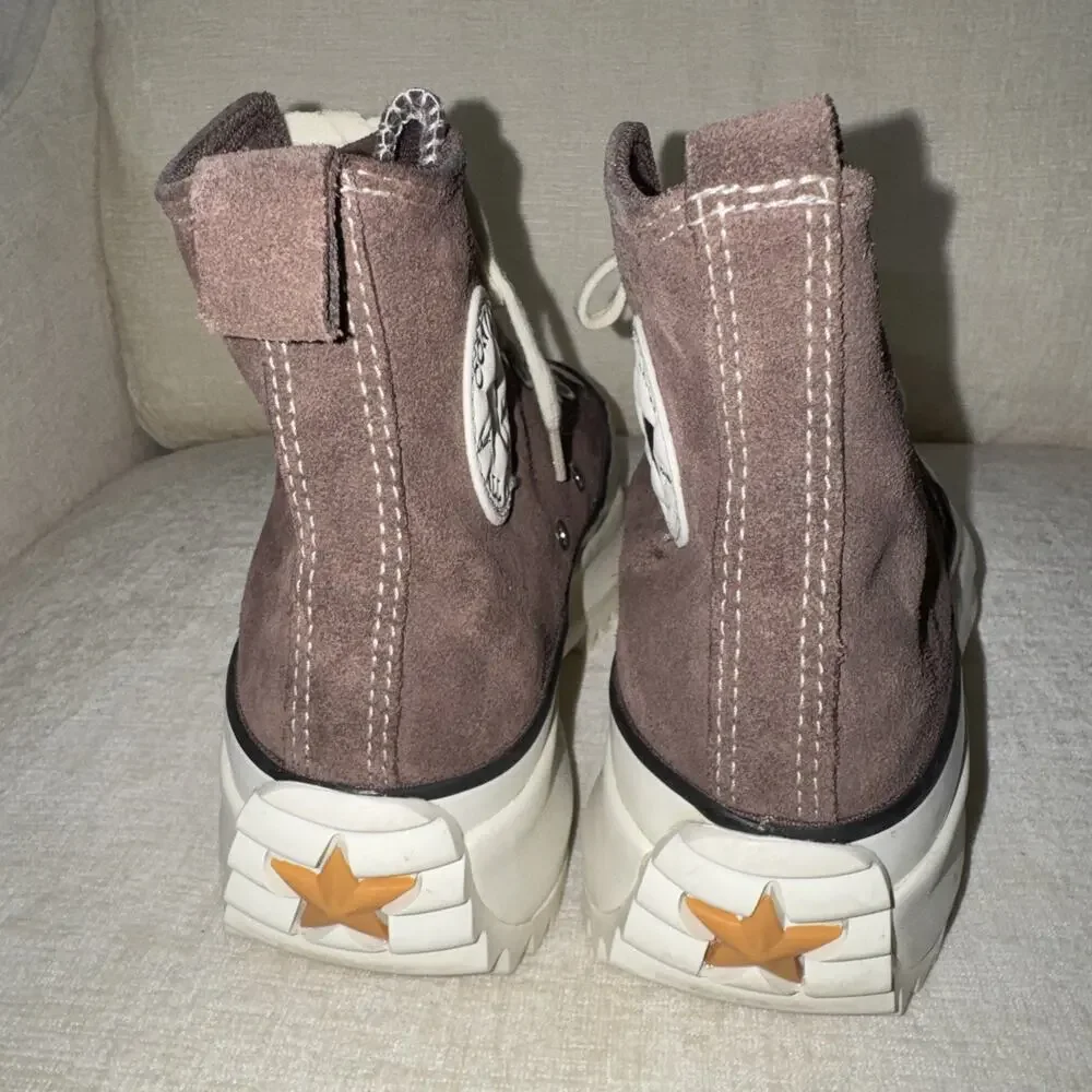 Mens 6 Women 7.5 Converse Run Star Motion CX Platform High Top Suede Brown Nut - Picture 7 of 9